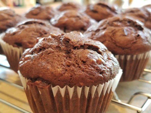 Chocolate Banana Muffins