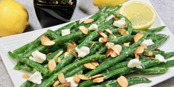 Cold Green Bean Salad with Lemon Vinaigrette