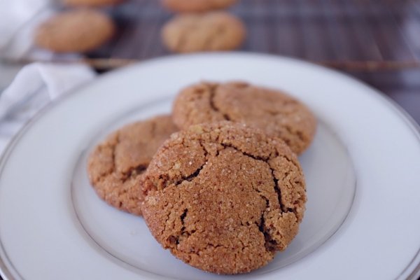 Gluten-Free Gingersnap Cookies