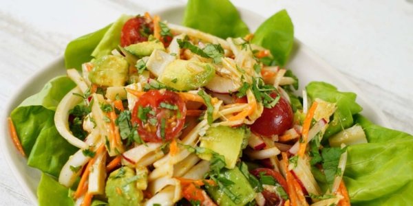 Hearts of Palm and Avocado Salad