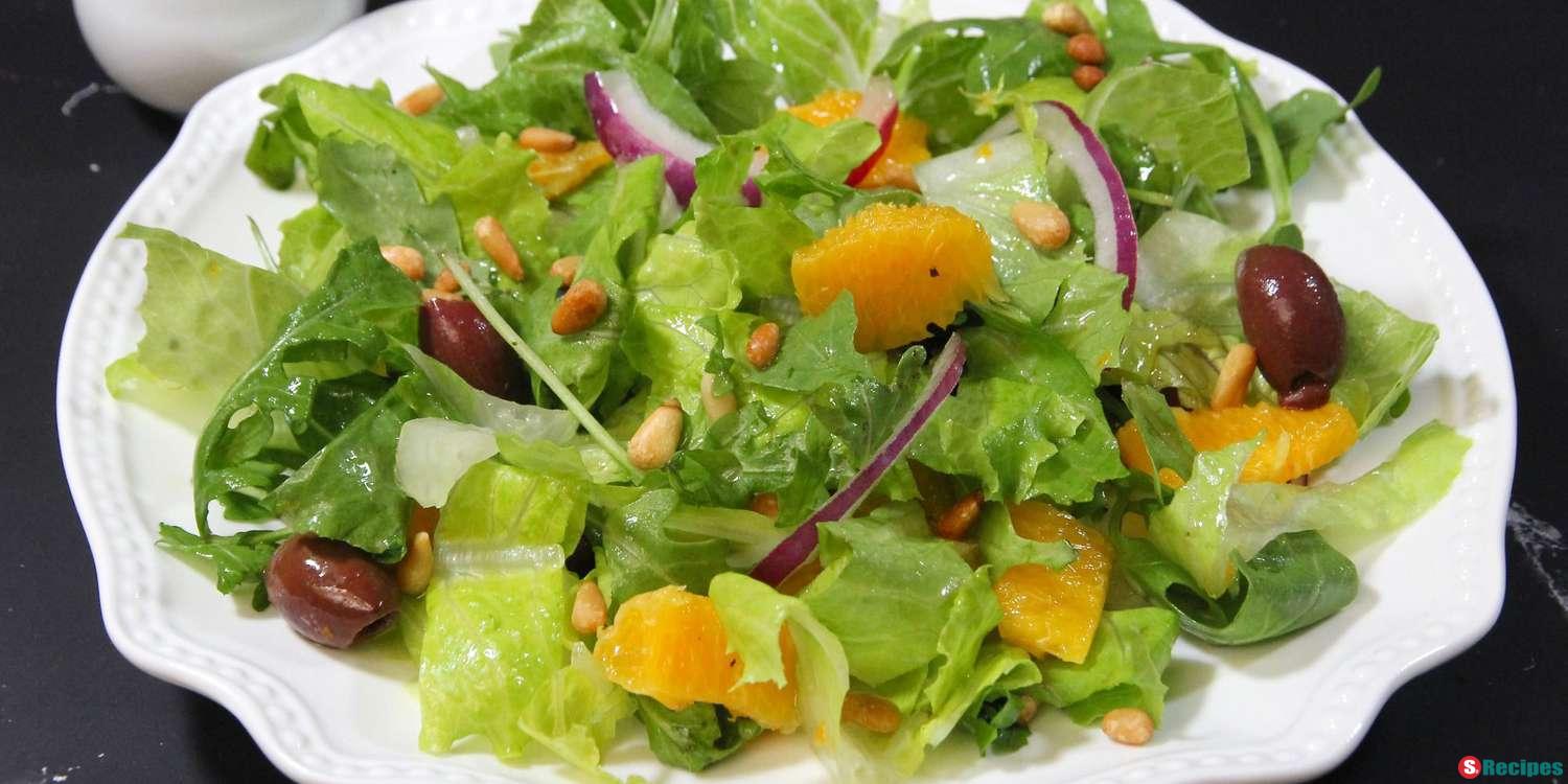 Romaine Salad with Orange and Olives