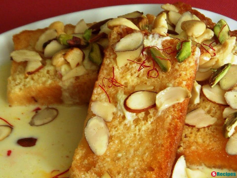 Shahi Tukra (Indian Bread Pudding)