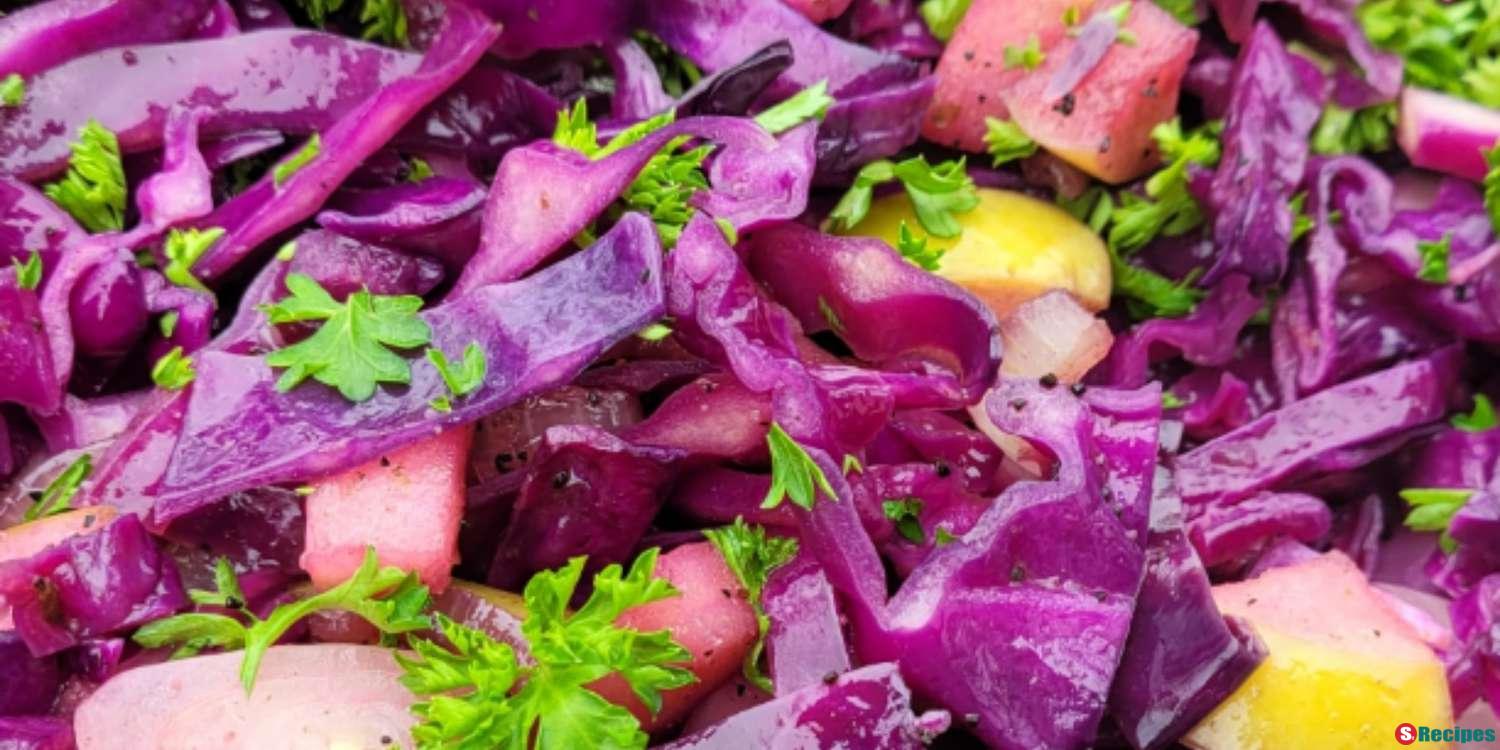 Warm Grilled Red Cabbage Slaw