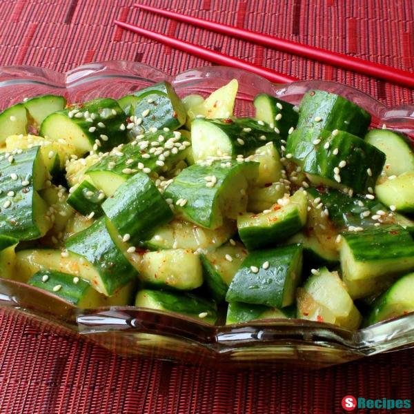 Smashed Cucumber Salad