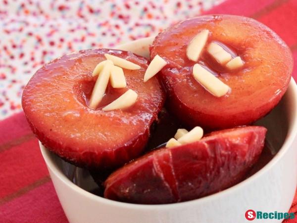 Spicy Oven-Roasted Plums