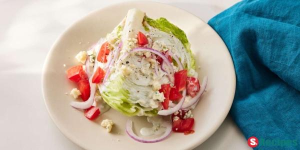 Wedge Salad with Blue Cheese Dressing